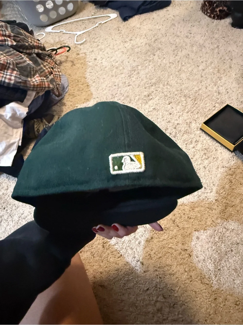 New Era Oakland A's Dark Green Fitted Cap